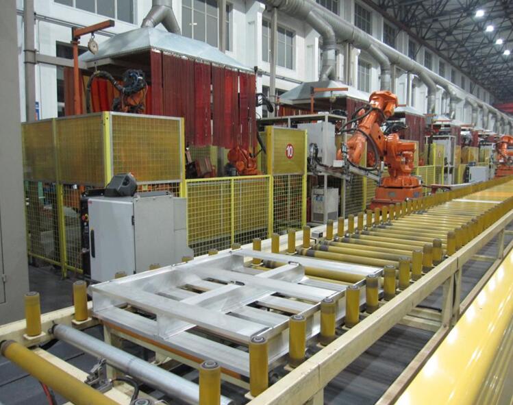 Aluminium pallet production line